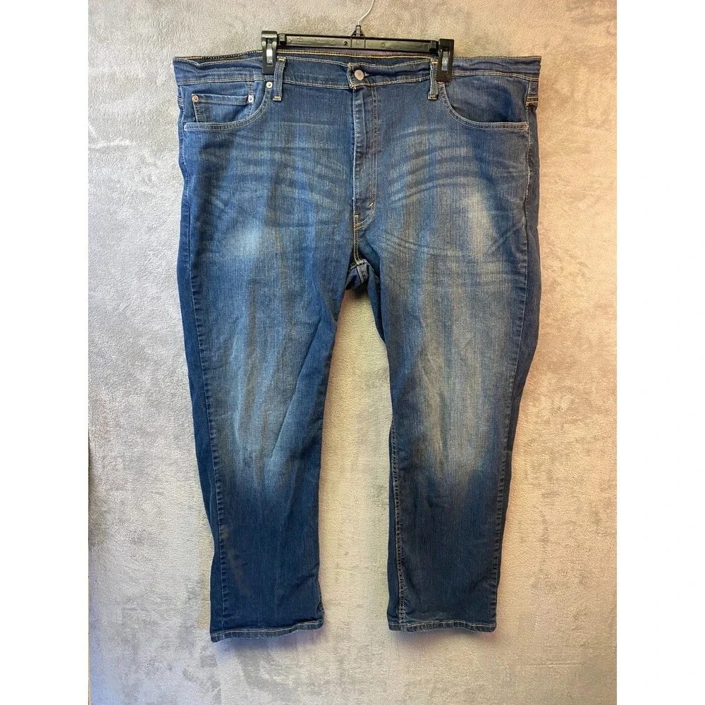 Levi's Men's 559 Jeans W44 L32 Blue Relaxed Straight Denim